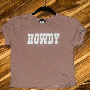“Howdy” baby tee